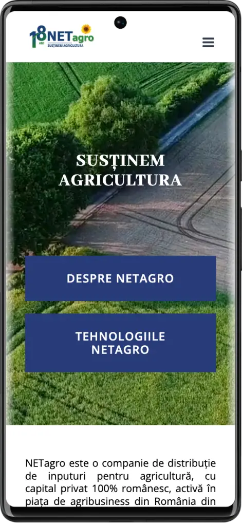 www.netagro.ro mobile version